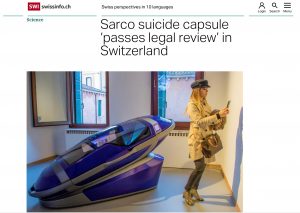 Exit International | Sarco Suicide Capsule ‘passes Legal Review’ In ...